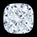 Cushion cut diamond