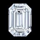 Emerald cut diamond