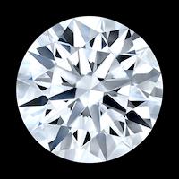Round cut diamond
