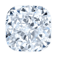 Cushion cut diamond