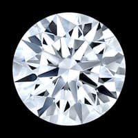 Round cut diamond