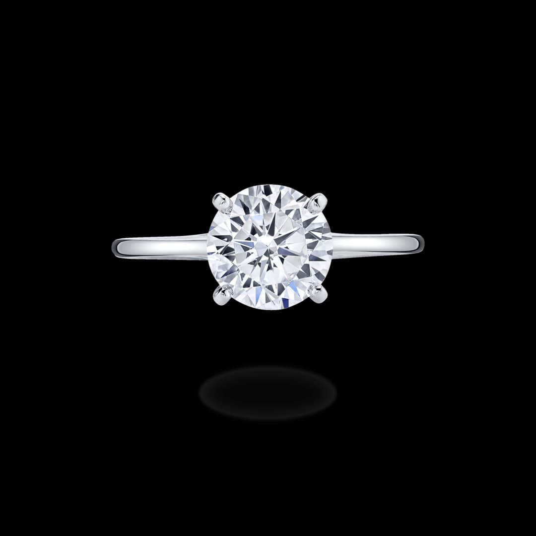 Solitaire engagement rings collection