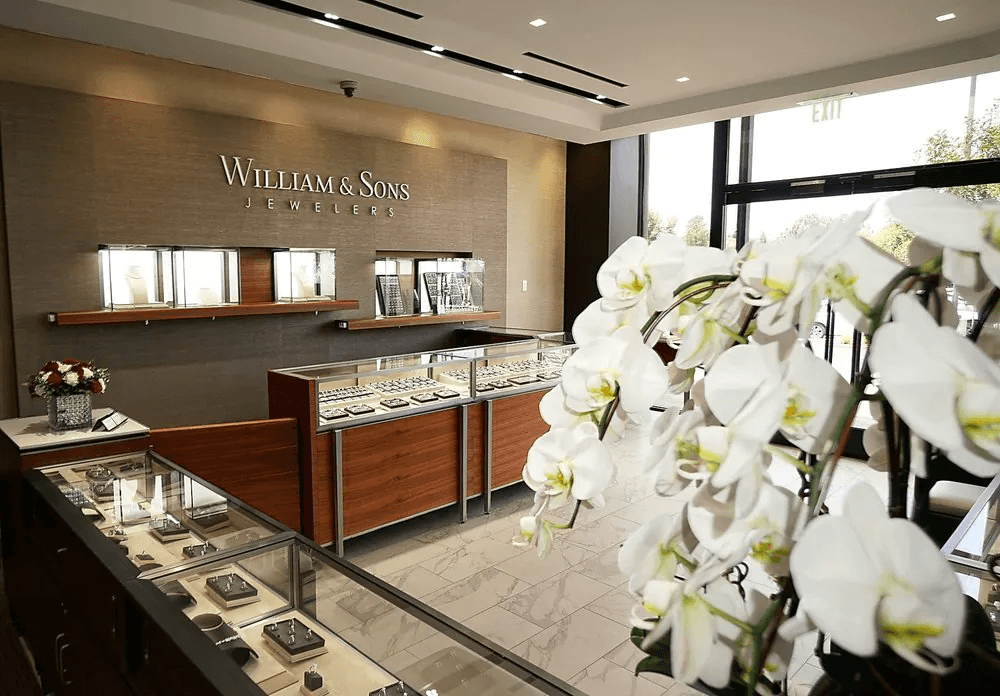 William & Sons Jewelry store interior