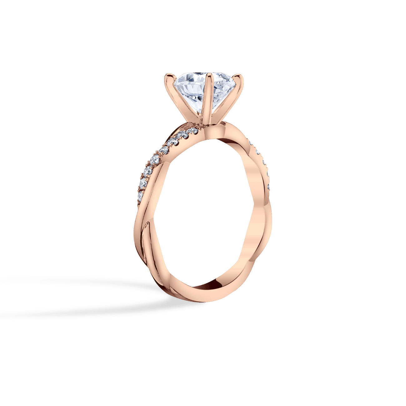 Twisted Vine Engagement Ring