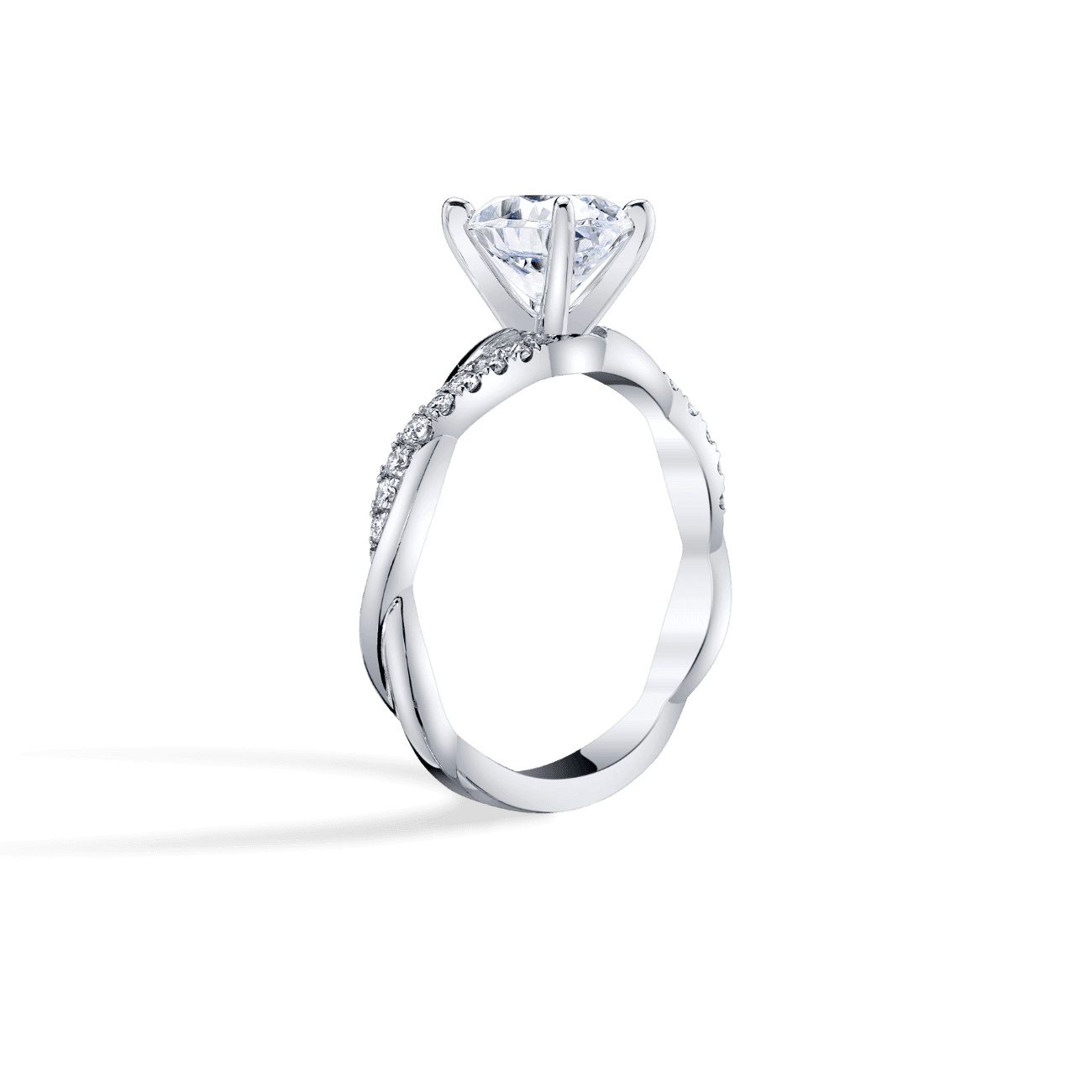 Twisted Vine Engagement Ring