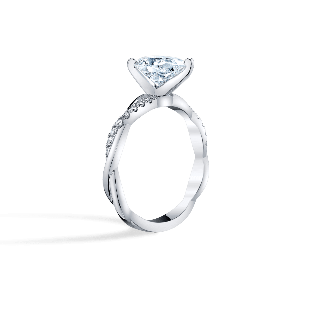 Twisted Vine Engagement Ring