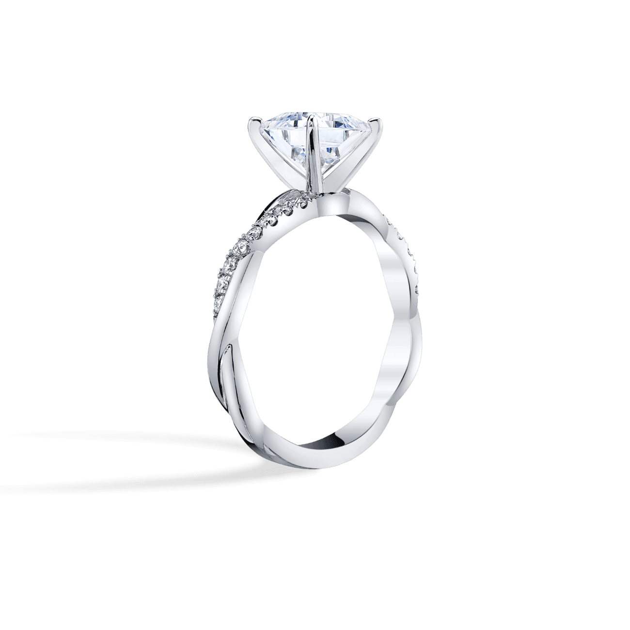 Twisted Vine Engagement Ring