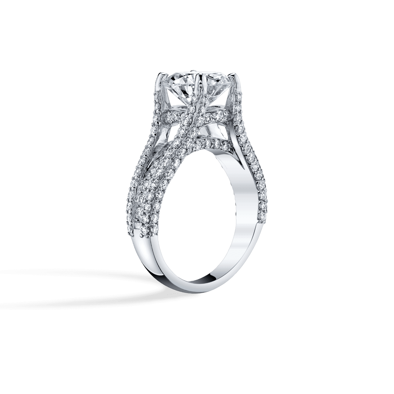 Luxe Pave Engagement Ring