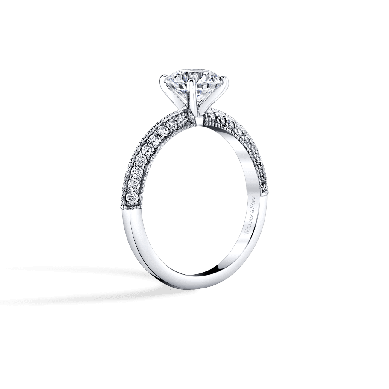 Knife Edge Engagement Ring