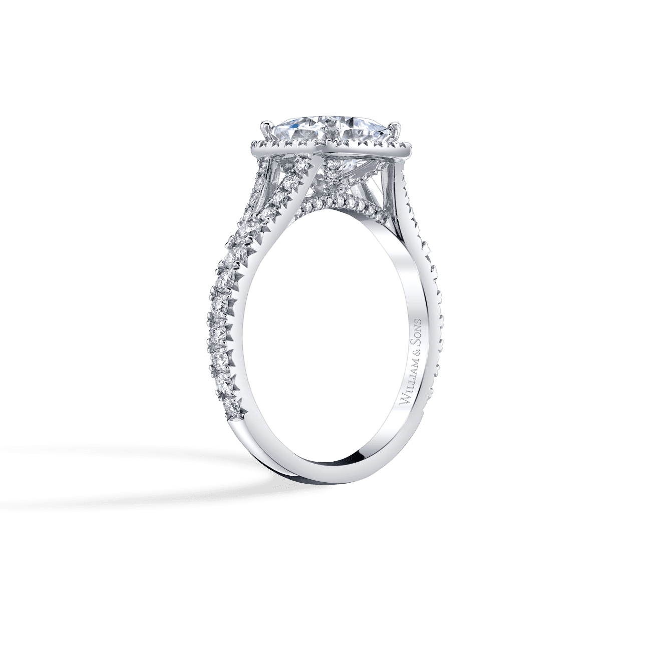 Split Shank Engagement Ring