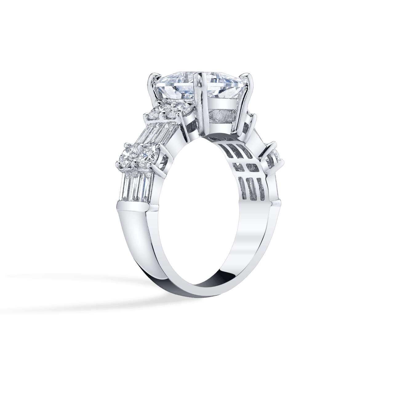 Luxe Baguette Engagement Ring