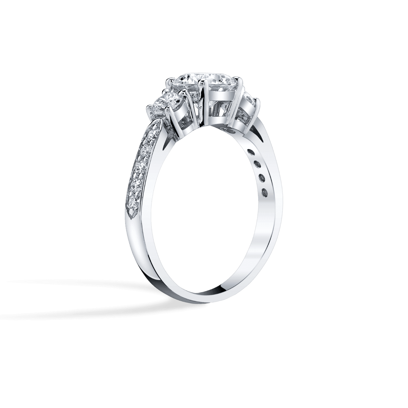 Three Stone Engagement Ring